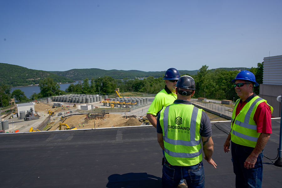 Construction Workers Talking